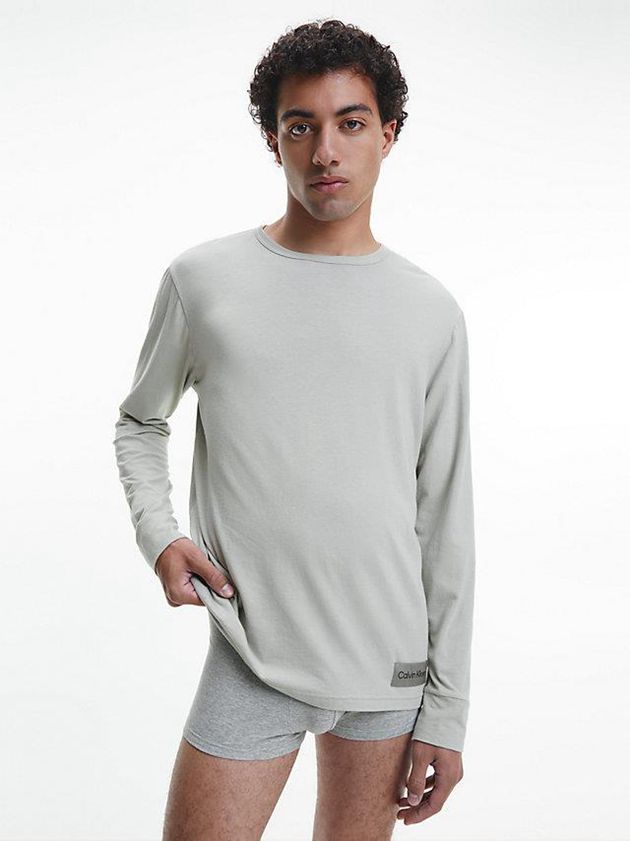 Calvin Klein USA Pyjama Mens Top Grey 0541726-VR